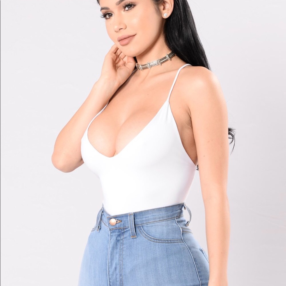 SOLD!! Fashion Nova Sleek and Slay Bodysuit - Picture 2 of 7